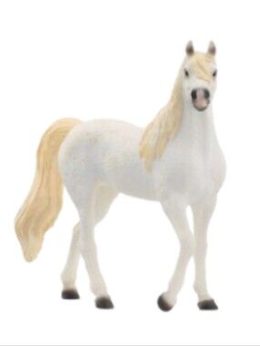 Schleich Arabian Mare Figurine in Cream and White
